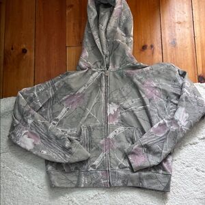 Hollister oversized Camouflage Hoodie XS